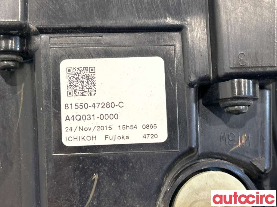 Baklykt høyre til Toyota Prius 2016-2023 (Type IV) (combi) (combi) (TOYOTA|8155147280||8155147280C)