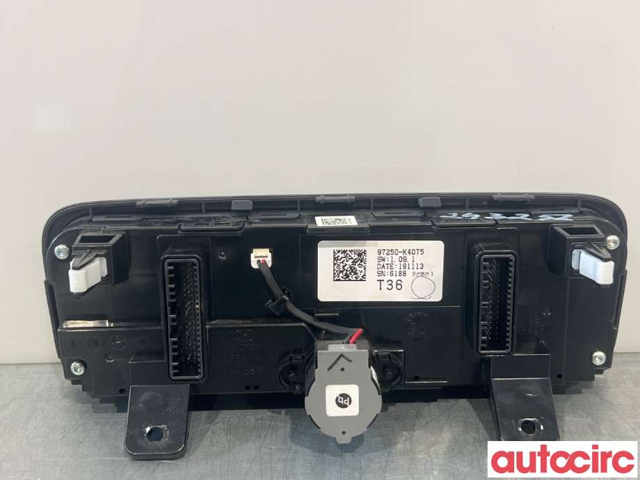 Varmeapparat betjening til Hyundai Kona 2017-2021 (Type I, Fase 1) (HYUNDAI|97250K4075SPS|97250-K4075)