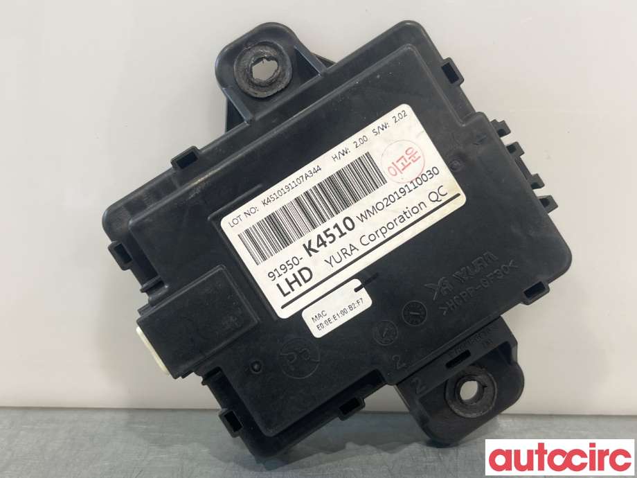Styreenhet diverse til Hyundai Kona 2017-2021 (Type I, Fase 1) (HYUNDAI|91950K4510|91950-K4510)