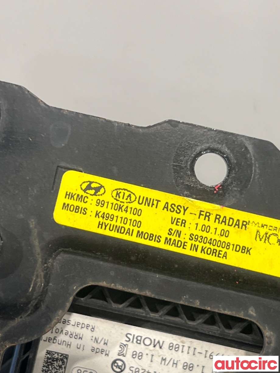 Sensor radar til Hyundai Kona 2017-2021 (Type I, Fase 1) (HYUNDAI|99110K4100|0203303635|K4991-11100)