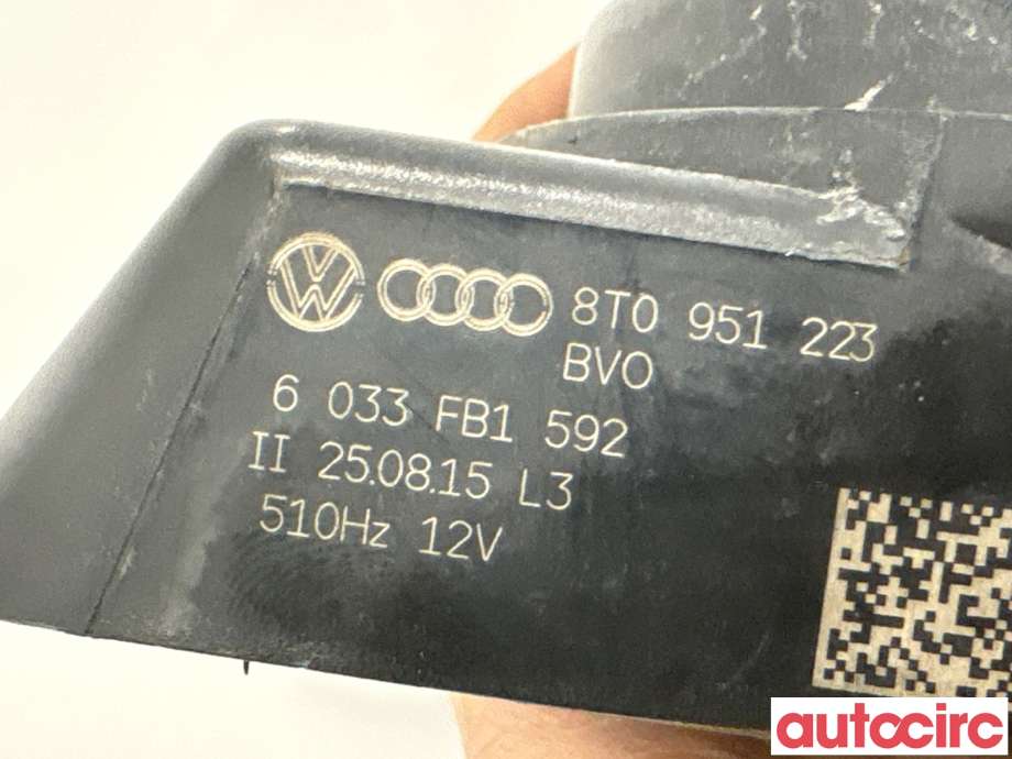 Horn/signalhorn til Audi Q5 2012-2017 (Type I, Fase 2) (AUDI|8T0951223|)