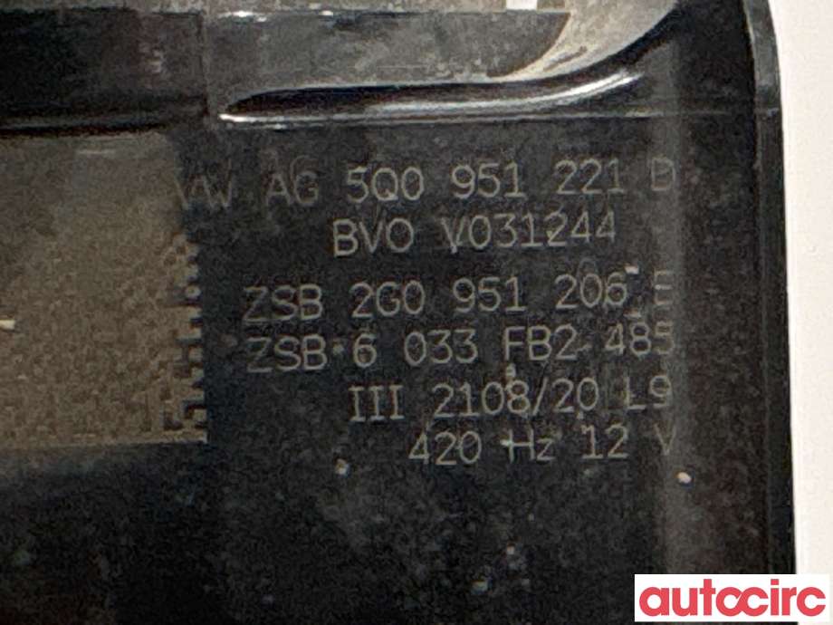 Horn/signalhorn til VW T-Cross 2019-->>  (VOLKSWAGEN|5Q0951221D|)