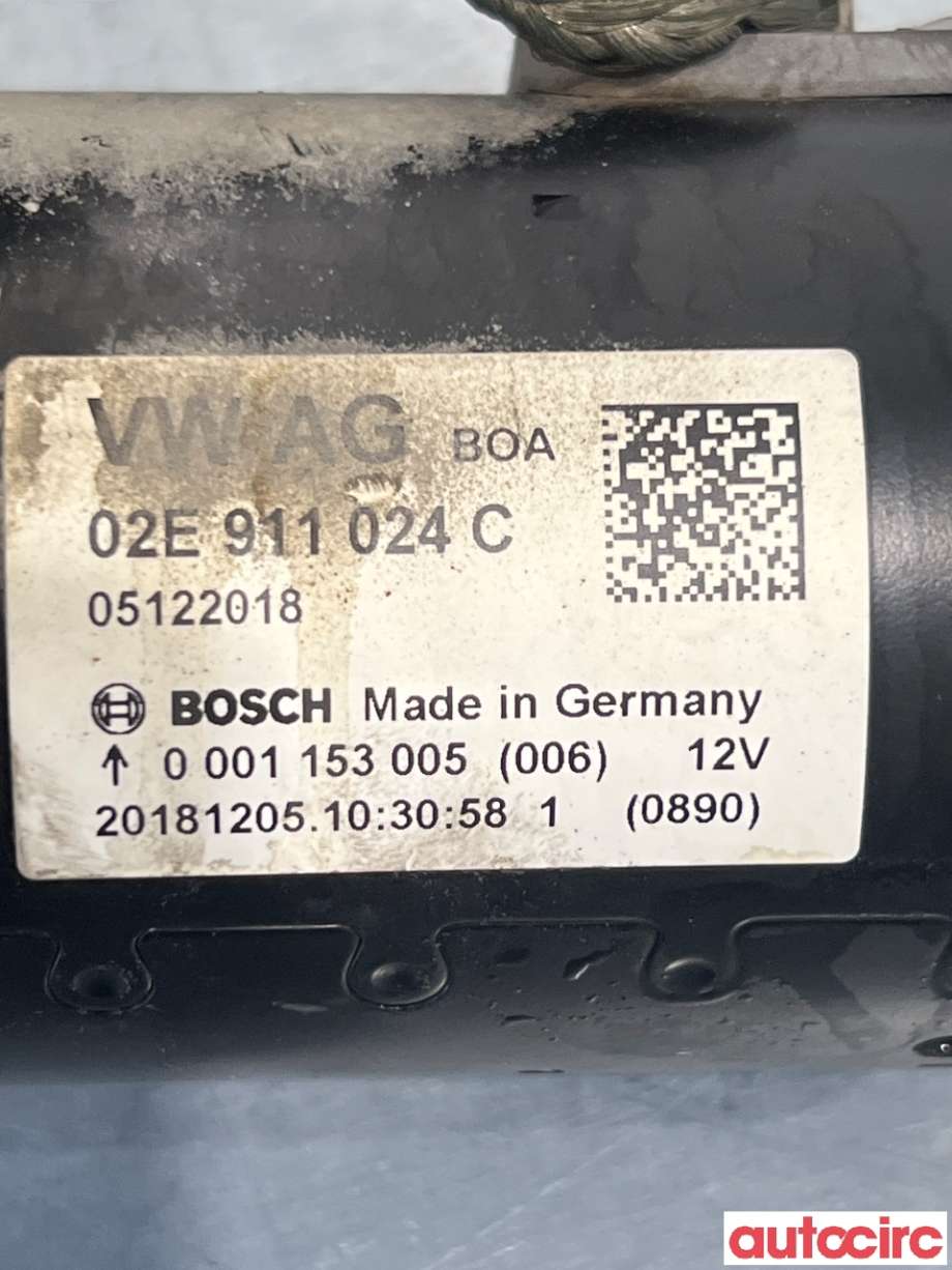 Starter diesel til VW Transporter / Caravelle 2019-->> (T6.1) (T6.1) (VOLKSWAGEN|02E911024CX|0001153005|02E911024C)