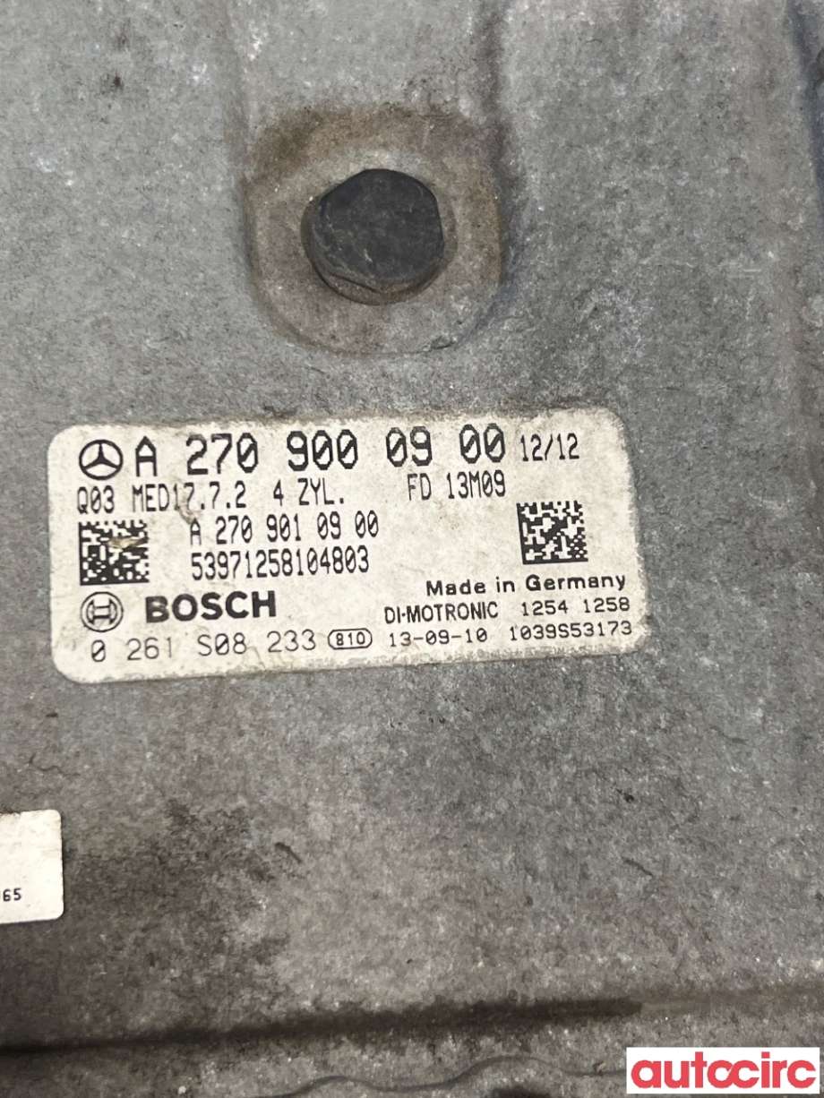 Styreenhet motor til Mercedes A-Klasse 2012-2018 (W176) (W176) (MERCEDES|A2709000900|0261S08233)