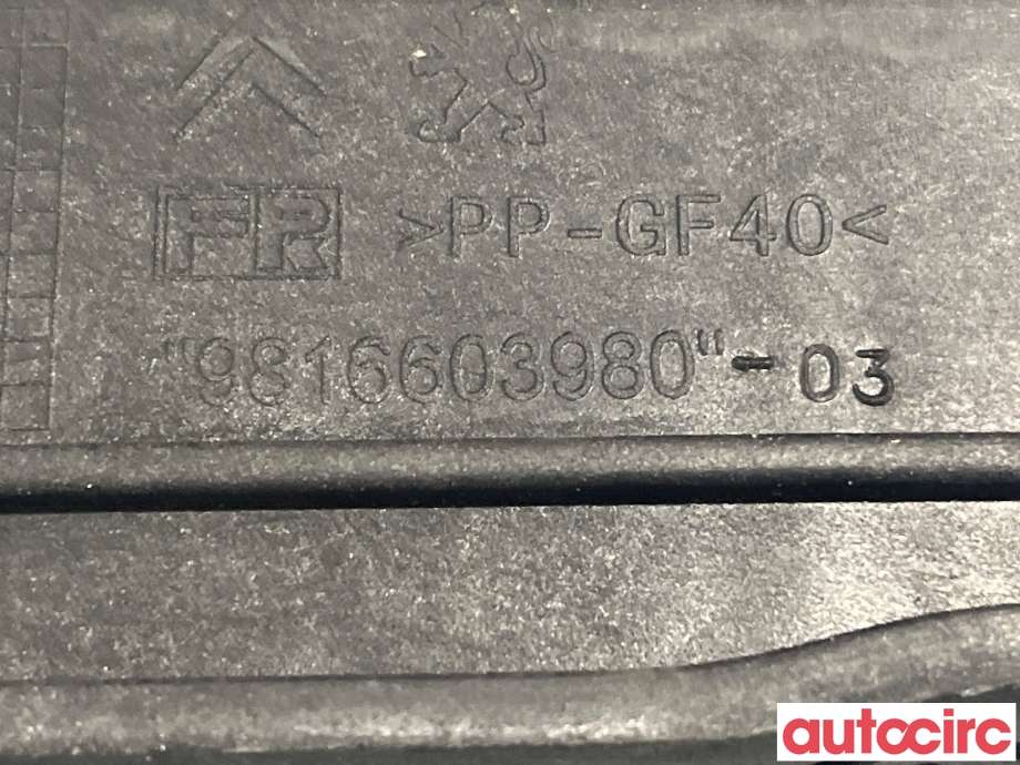 Frontplate øvre til Peugeot 308 2013-2021 (Type II) (PEUGEOT|9816603980)