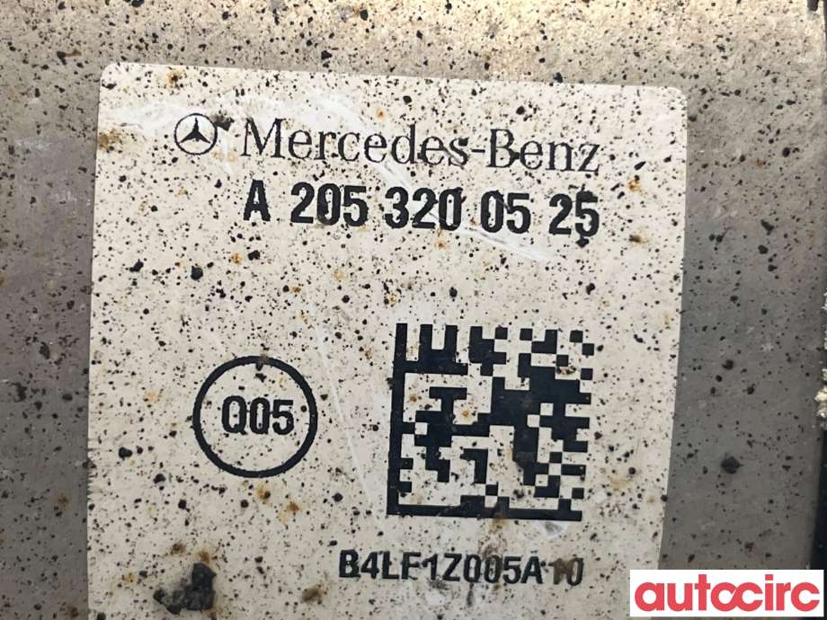 Fjær foran nivå luftpute/belg til Mercedes C-Klasse 2014-2018 (Fase 1) (W205) (W205) (MERCEDES|A2053204868|A2053200525)