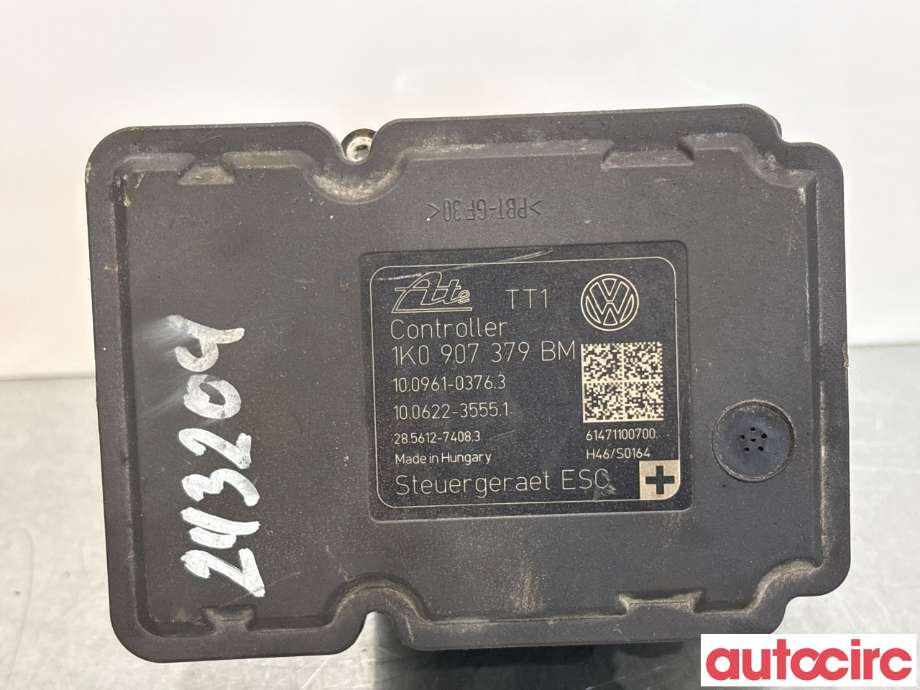 ABS sentral til VW Caddy 2010-2015 (Type III, Fase 2)  (VOLKSWAGEN|1K0614517ED|100212-09844)
