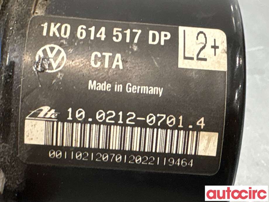ABS sentral til VW Golf VI 2008-2012 (VOLKSWAGEN|1K0614517DP|100212-07014)