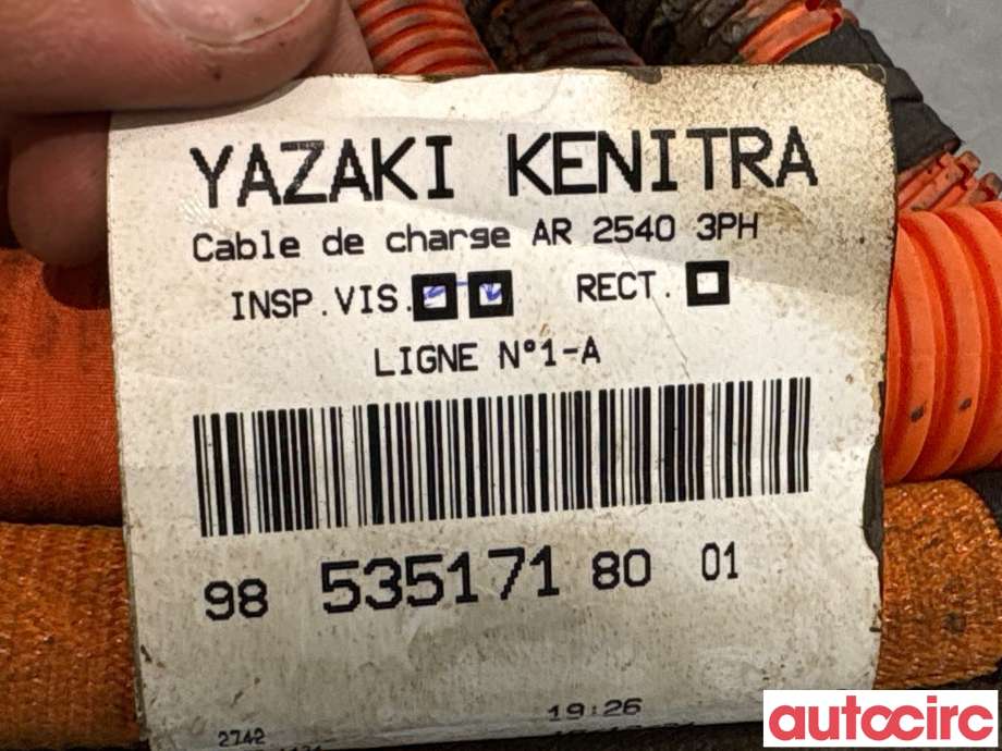 Kabel høy volt (HV) hybrid til Opel Mokka E 2020-->> (Type II)  (OPEL|9853517180|)