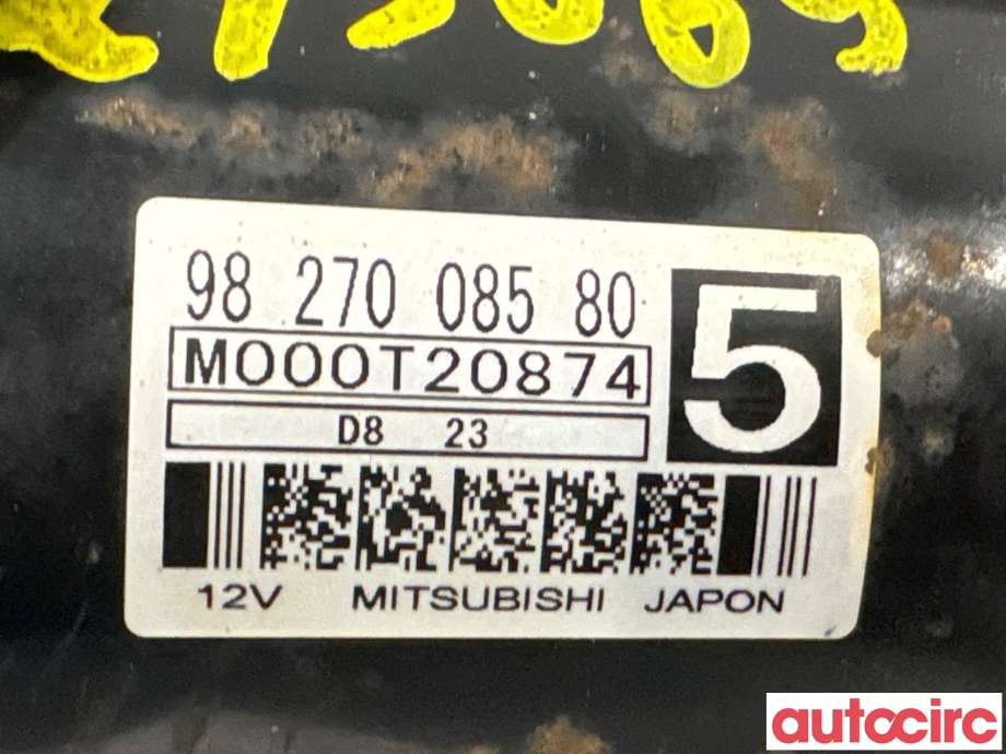 Starter diesel til Citroën Jumpy 2016-->> (Type III)  (CITROEN|5802EF|M000T20874|9827008580)