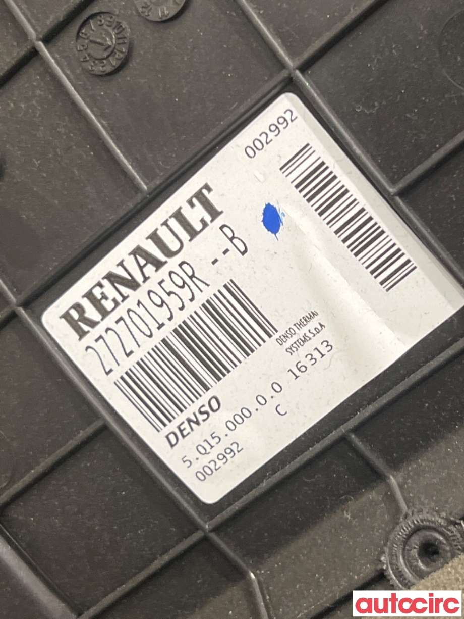 Varmeapparat til Renault Zoe 2013-2019 (Fase 1) (RENAULT|271204896R||272701959R)