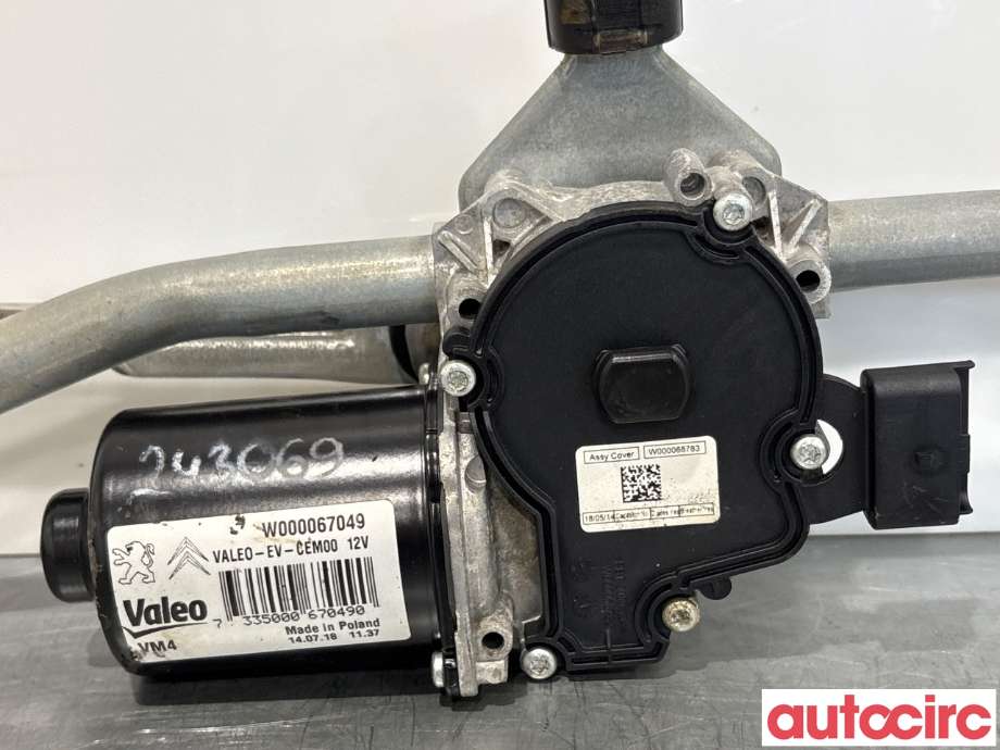 Viskermotor frontrute til Citroën Jumpy 2016-->> (Type III) (CITROEN|9808465280|W000067049|)