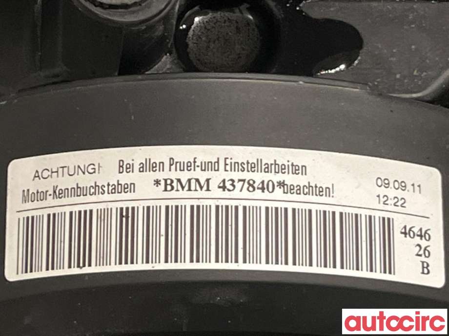 Motor diesel til Škoda Octavia 2009-2013 (Type II, Fase 2)  (SKODA|03G100035G|BMM|03G100098JX)
