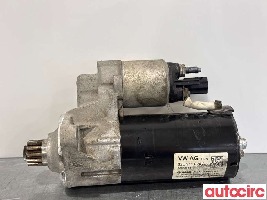 Starter diesel til VW Caddy, 2010-2015 (Type III, Fase 2)  (VOLKSWAGEN|02E911024AX)