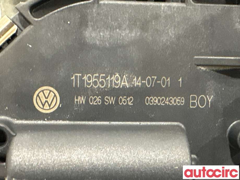 Viskermotor frontrute til VW Caddy 2010-2015 (Type III, Fase 2)  (VOLKSWAGEN|1T1955023A|1397220656|2K1955023J)