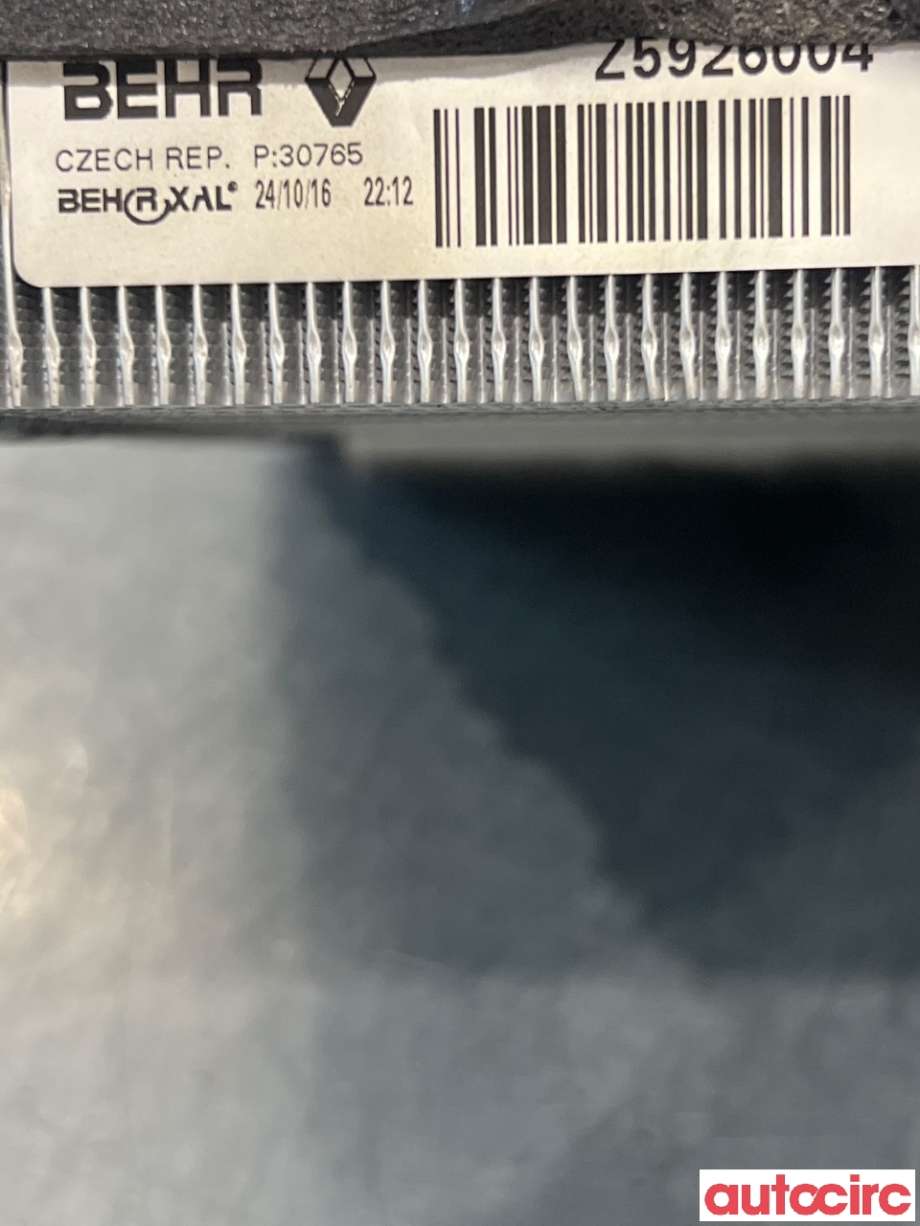 Varmeapparat register til Renault Zoe 2013-2019 (Fase 1) (RENAULT|NO NUMBER||Z5926004)