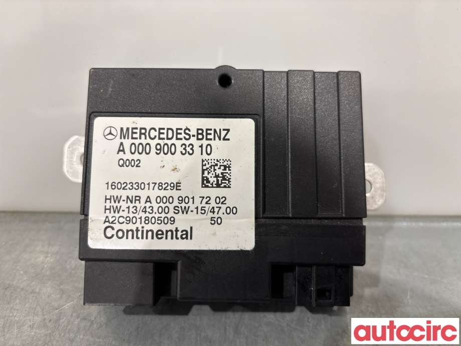Styreenhet drivstoffpumpe til Mercedes C-Klasse, 2014-2018 (Fase 1) (W205) (W205) (MERCEDES|A0009006612)