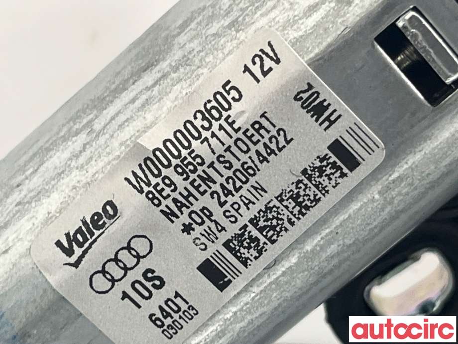 Viskermotor bakrute til Audi A3 2009-2012 (Type II, Fase 2)  (AUDI|8E9955711E)