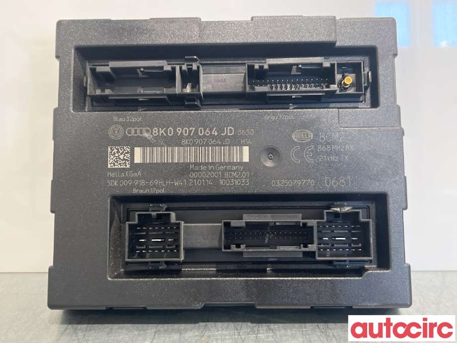 Styreenhet comfort (BCM) til Audi A4, 2007-2014 (Type IV) (B8) (B8) (AUDI|8K0907064JJ)