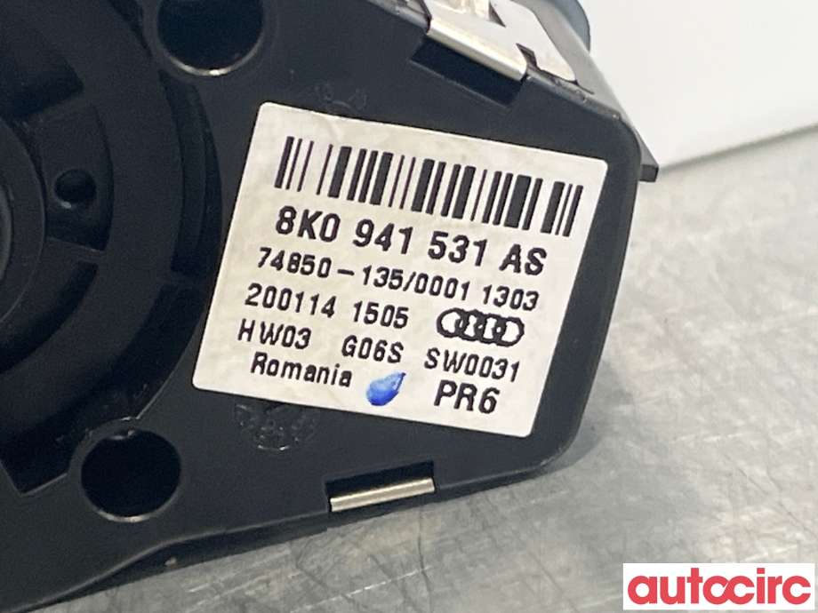 Bryter lys til Audi A4 2007-2014 (Type IV) (B8) (B8) (AUDI|8K0941531AS)
