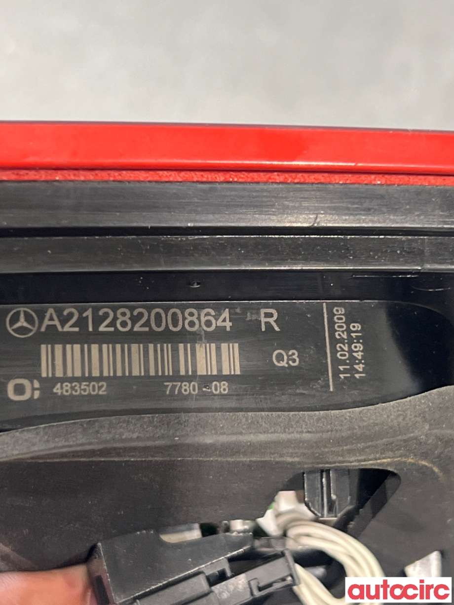 Baklykt høyre indre til Mercedes E-Klasse 2009-2013 (Fase 1) (W212) (W212) (MERCEDES|A2129060258||A2128200864)