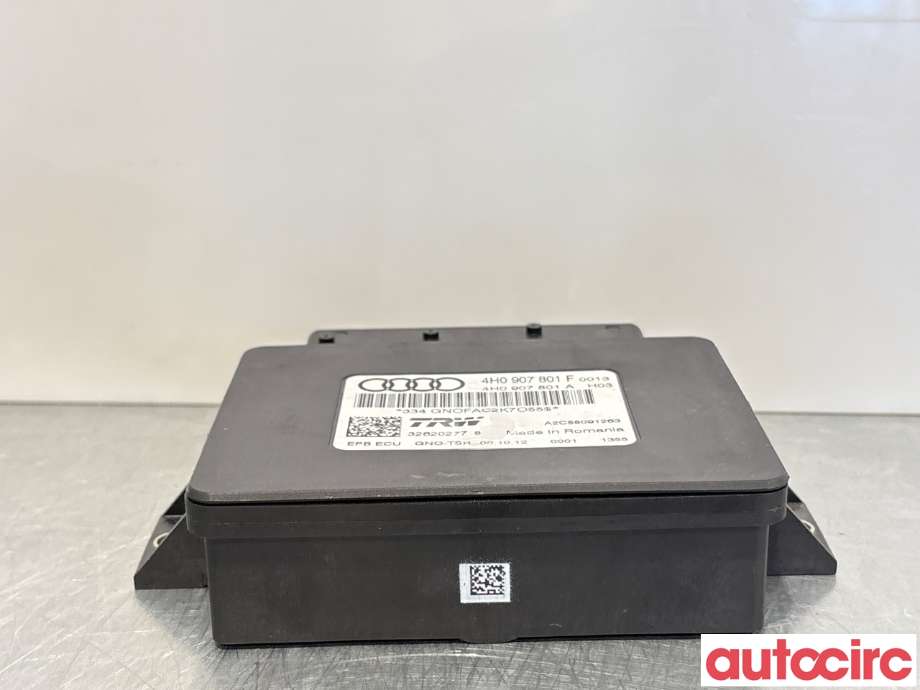 Styreenhet elektrisk parkbrems (EPB - Electric Parking Brake) til Audi A6, Allroad 2012-2014 (Type III, Fase 1) (C7) (C7) (AUDI|4H0907801F|32620277|4H0907801L)