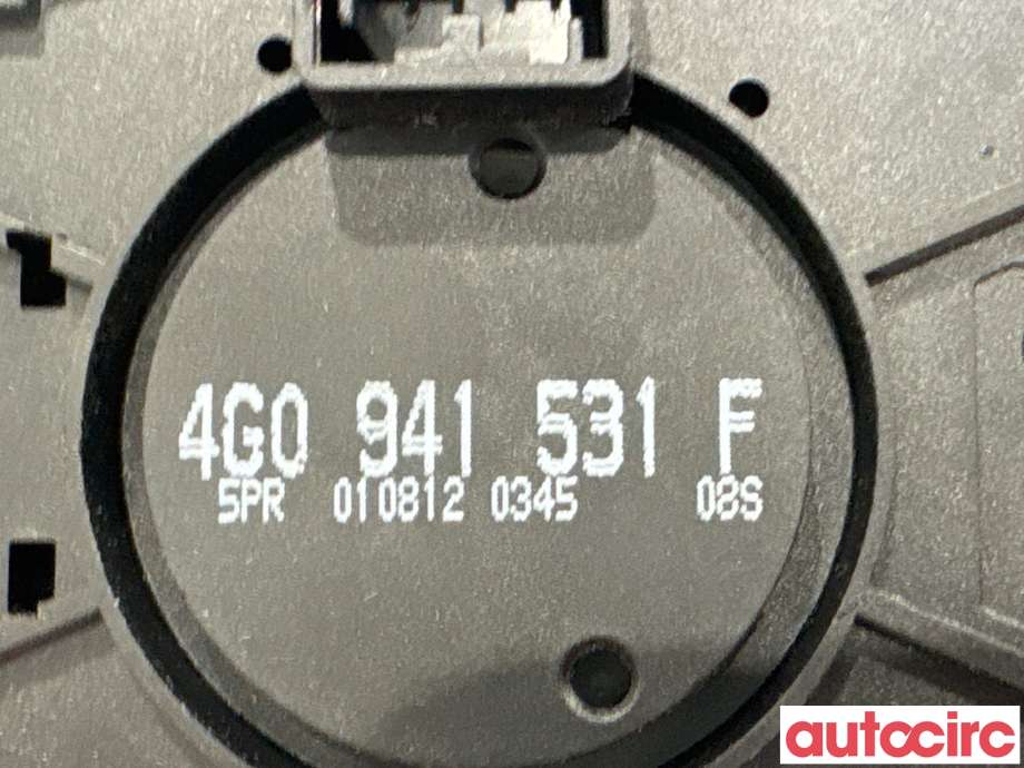 Bryter lys til Audi A6, Allroad 2012-2014 (Type III, Fase 1) (C7) (C7) (AUDI|4G0941531F||4G0941531AM)