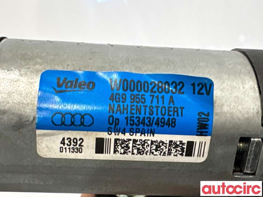 Viskermotor bakrute til Audi A6, Allroad 2012-2014 (Type III, Fase 1) (C7) (C7) (AUDI|8U0955711A|W000028032|4G9955711C)