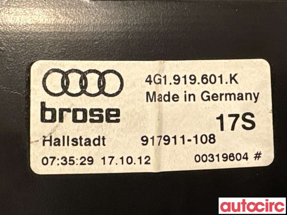 Multimedia display (MCU - Media Controller Unit) til Audi A6, Allroad 2012-2014 (Type III, Fase 1) (C7) (C7) (AUDI|4G0919607H|917911-108|4G1919601K)