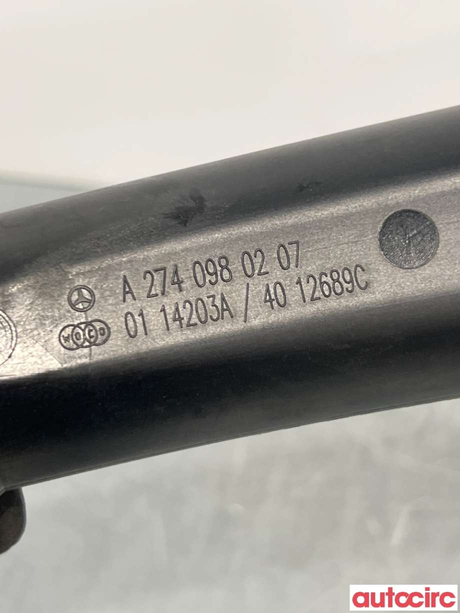 Turbo rør til Mercedes C-Klasse 2014-2018 (Fase 1) (W205) (W205) (MERCEDES|A2740980207|)