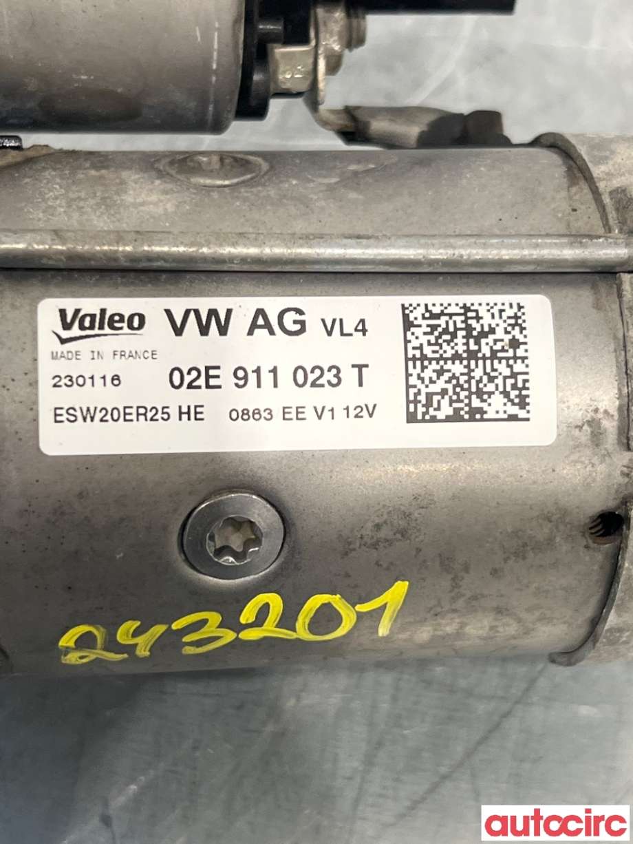 Starter diesel til Škoda Superb 2015-->> (Type III)  (SKODA|02E911022C||02E911023T)