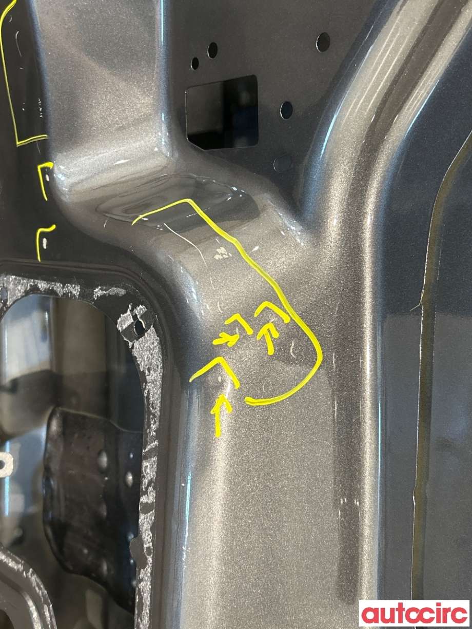 Dør høyre bak varebil til Ford Transit Connect 2013-2018 Type II, Fase 1 (FORD|2647046)