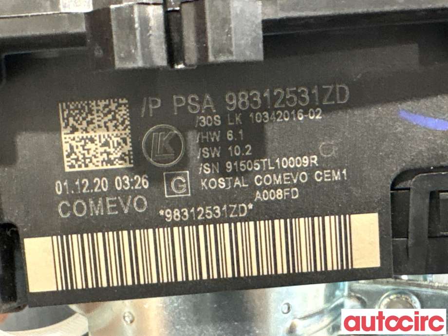 Bryter combi til Toyota Proace 2016-->> (Type II)  (TOYOTA|SU001B2441||98312531ZD)