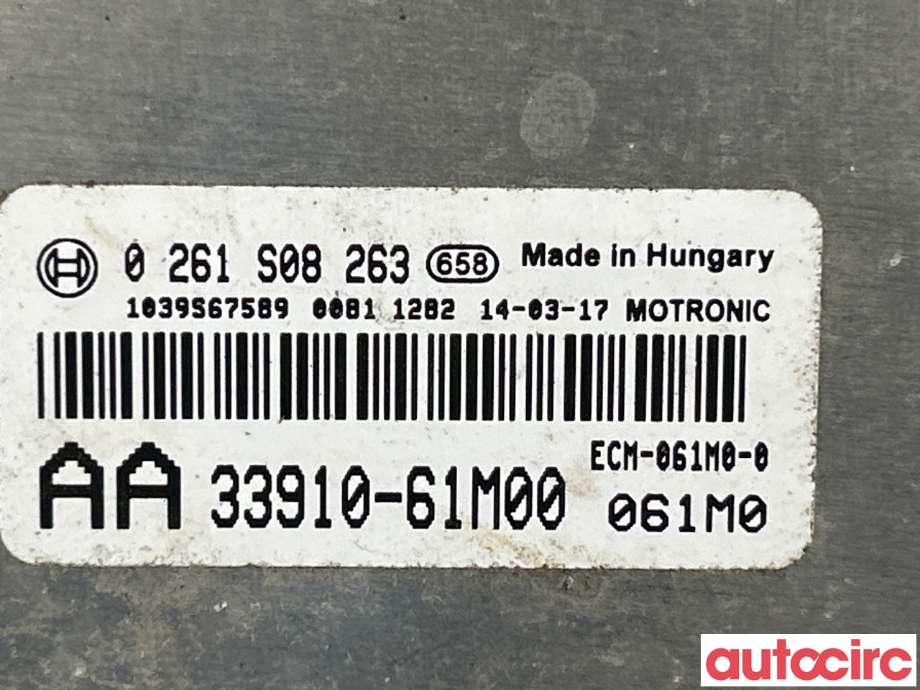 Styreenhet motor til Suzuki SX4 S-CROSS 2013-->> (Type II) (SUZUKI|33910-61M00|261S08263)
