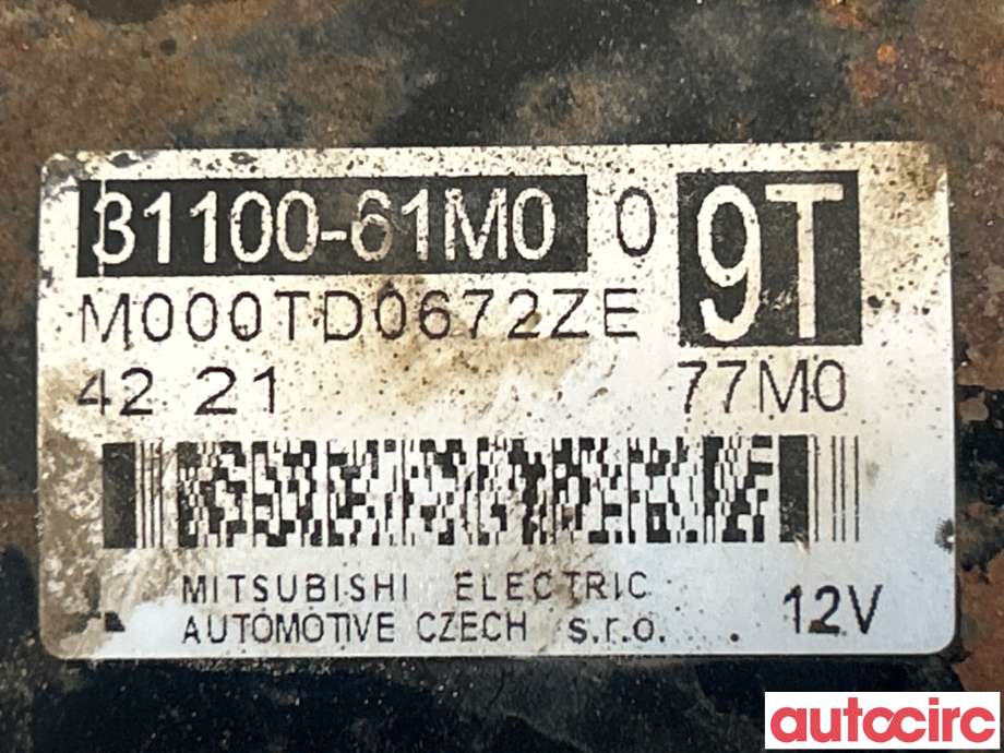 Starter til Suzuki SX4 S-CROSS 2013-->> (Type II) (SUZUKI|31100-61M00|M000TD0672ZE)
