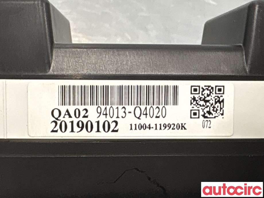 Instrumentpanel til Kia Niro 2016-2021  (KIA|94013Q4020|11004-119920K)