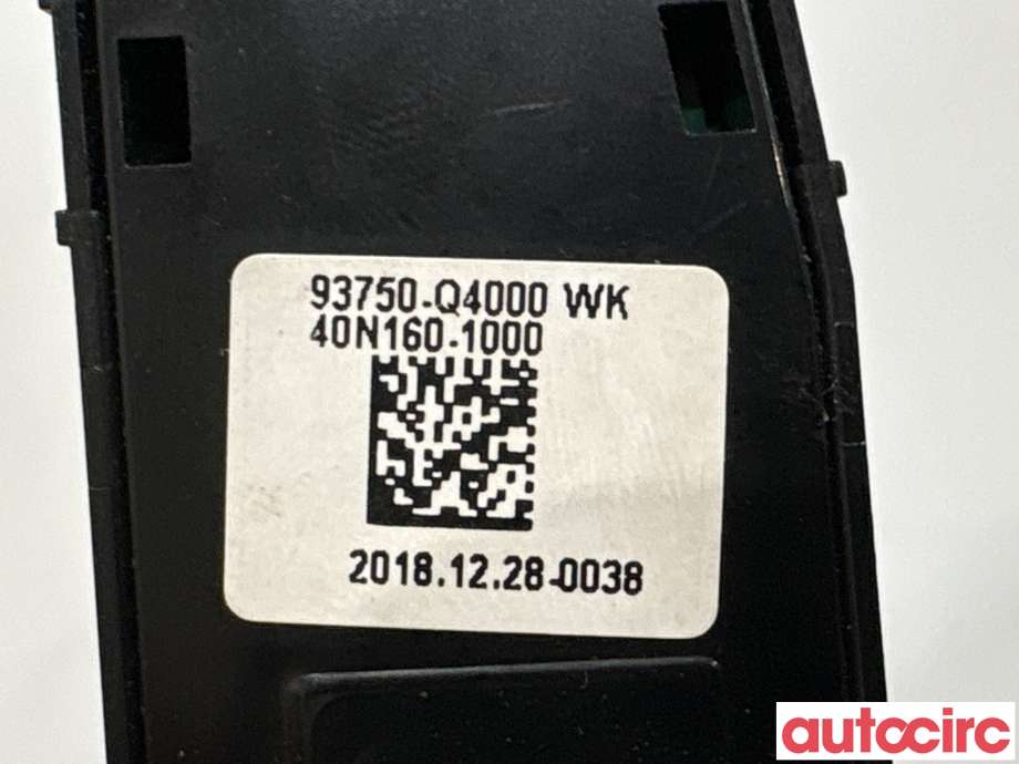 Bryter diverse til Kia Niro 2016-2021  (KIA|93750Q4000WK|40N1601000)