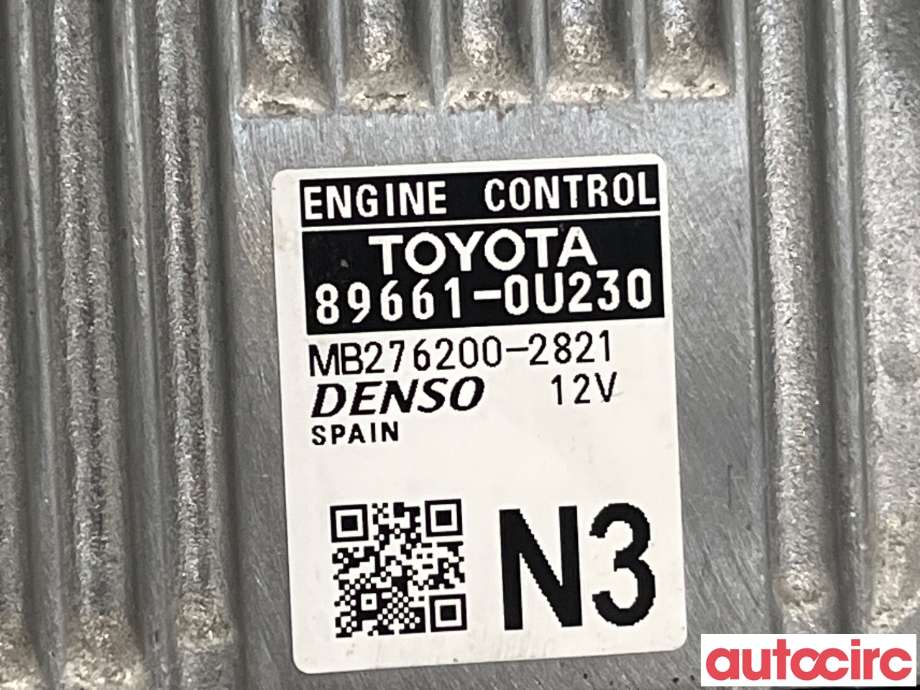 Styreenhet motor til Toyota Yaris 2014-2020 (Type III, Fase 2) (TOYOTA|896610U230)