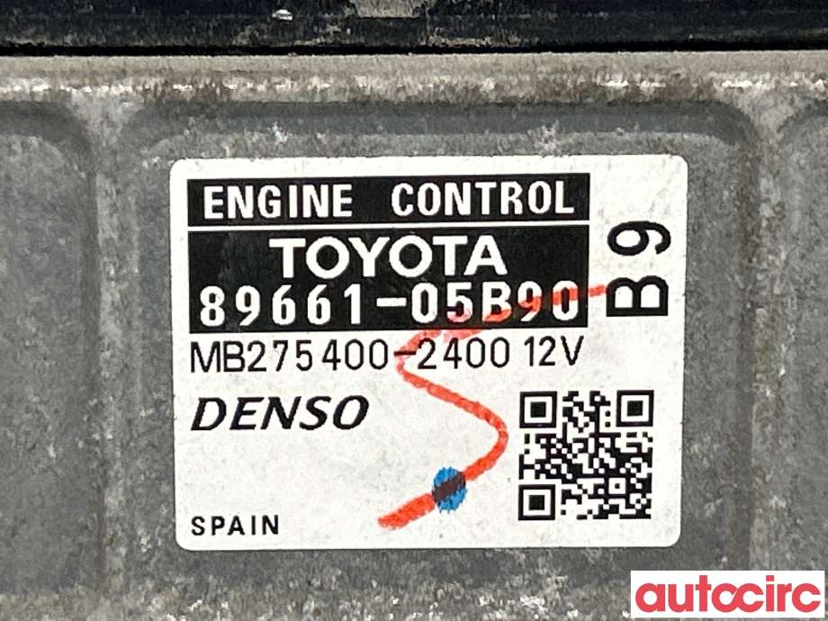 Styreenhet motor til Toyota Avensis 2009-2015 (Type III, Fase 1)  (TOYOTA|8966105B90|MB275400-2400)