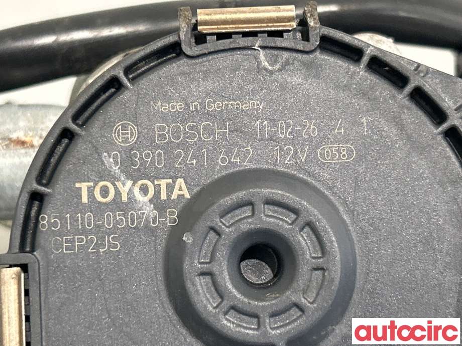 Viskermotor frontrute til Toyota Avensis 2009-2015 (Type III, Fase 1) (TOYOTA|8501005080|0390241642|85110-05070)