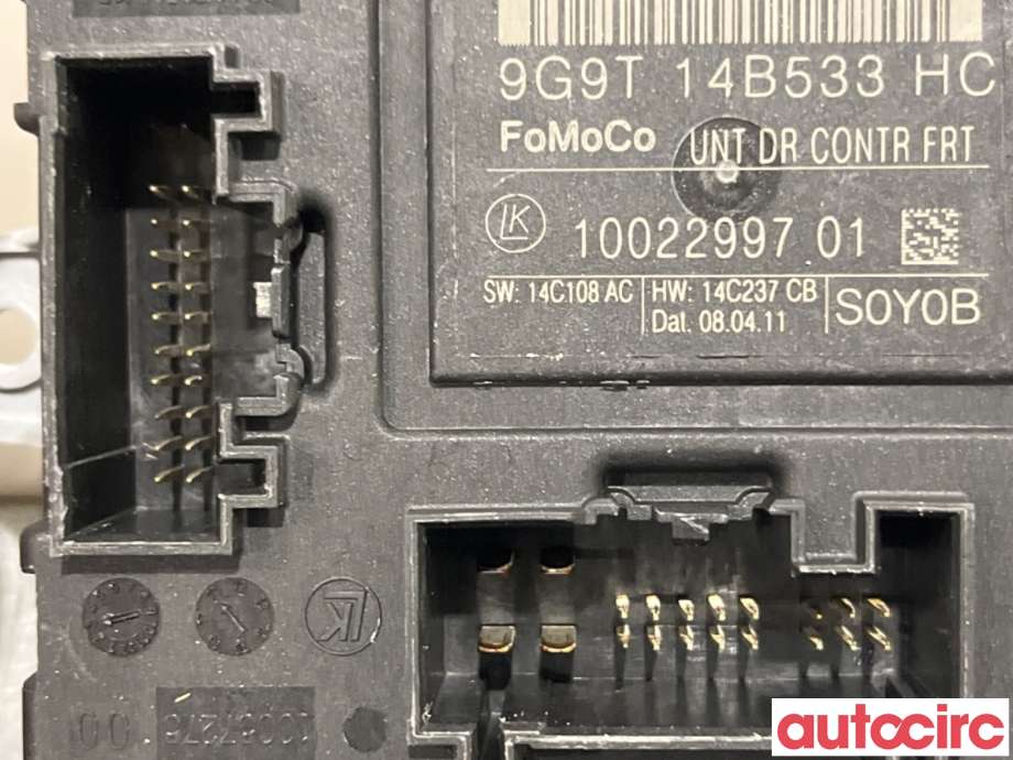Styreenhet dør venstre foran til Volvo XC70 2008-2013 (Type II, Fase 1) (VOLVO|31343469||9G9T14B533HC)