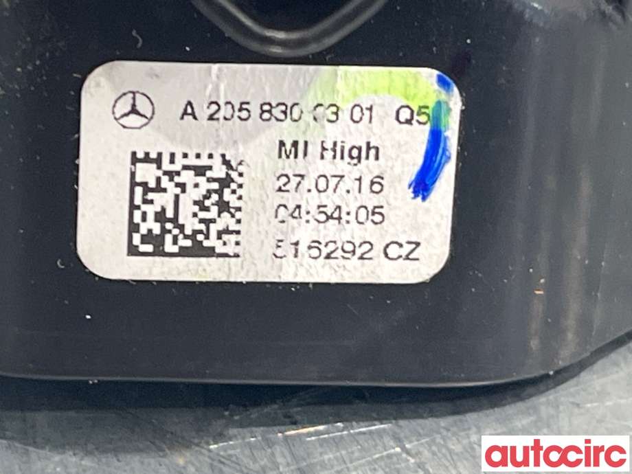 Dashbord friskluftdyse til Mercedes C-Klasse 2014-2018 (Fase 1) (W205) (W205) (MERCEDES|A2058300301)