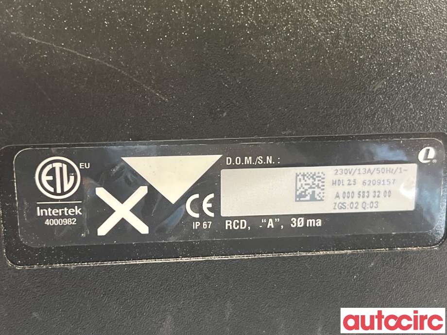 Batterilader (OBC - On Board Charger) til Mercedes C-Klasse 2014-2018 (Fase 1) (W205) (W205) (MERCEDES|A0005833200)
