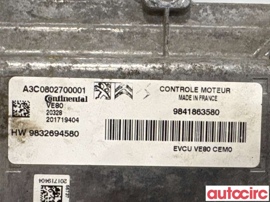 Styreenhet diverse til Toyota Proace 2016-->> (Type II) (TOYOTA|NO NUMBER|A3C0802700001|9841863580)