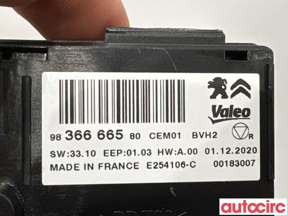Styreenhet klima/aircondition til Toyota Proace 2016-->> (Type II)  (TOYOTA|NO NUMBER||9836666580)