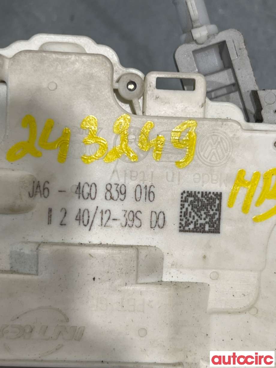 Låsekasse høyre bak til Audi A6, Allroad 2012-2014 (Type III, Fase 1) (C7) (C7) (AUDI|4G0839016|)