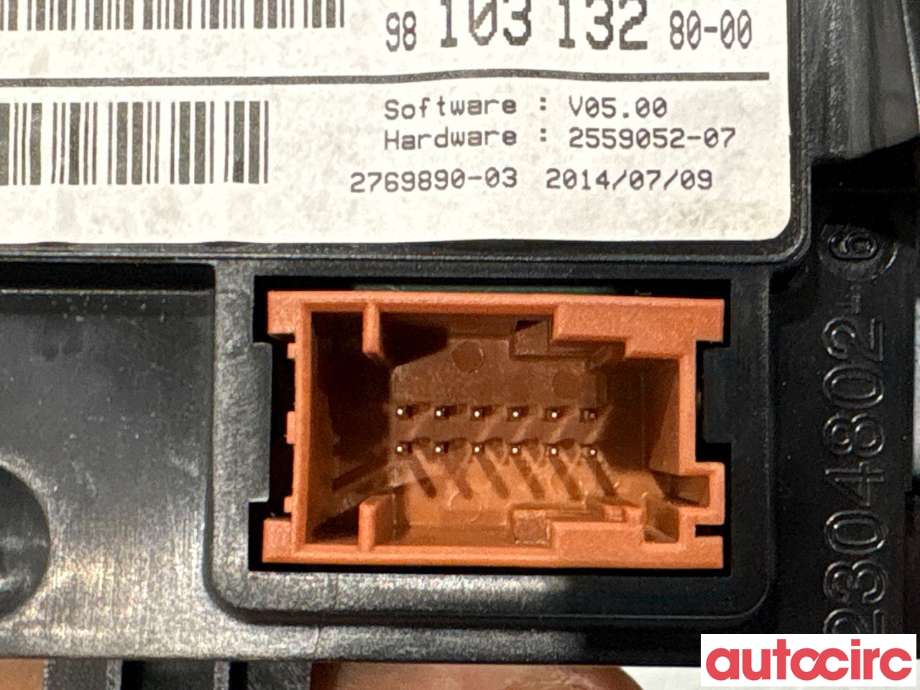 Instrumentpanel til Citroën C4, Cactus 2014-2017 (Fase 1) (CITROEN|9813854080||9821714180)