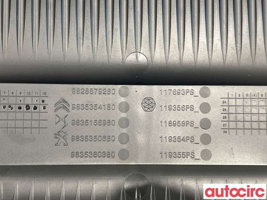 Motordeksel over motor til Toyota Proace 2016-->> (Type II)  (TOYOTA|SU001B2784||9835350680)