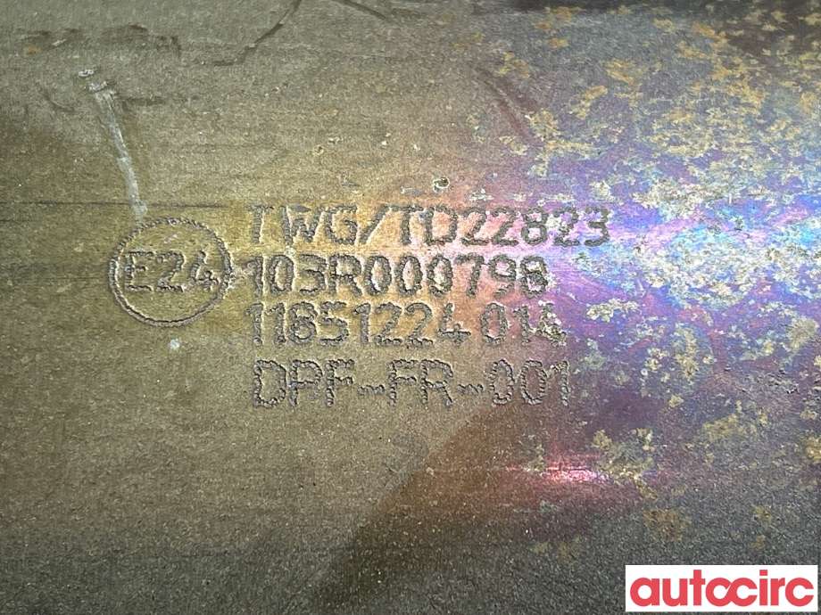 Partikkelfilter til Ford S-Max 2010-2015 (Type I, Fase 2)  (FORD|1885745||11851224014)