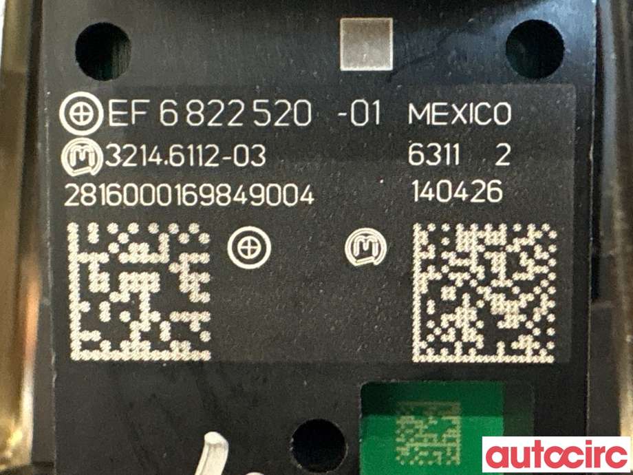 Bryter elektrisk håndbrekk/parkbrems til BMW X5 2013-2018 (F15) (F15) (BMW|61319877891|32146112-03|6822520)